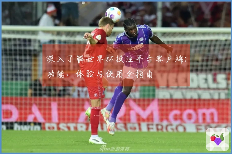 深入了解世界杯投注平台客户端：功能、体验与使用全指南