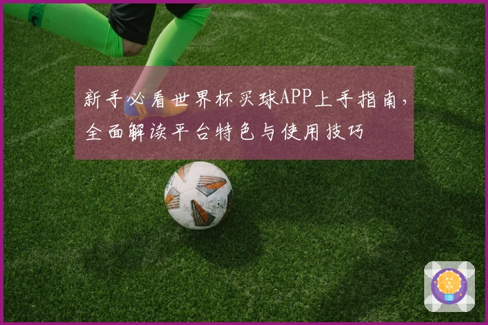 新手必看世界杯买球APP上手指南，全面解读平台特色与使用技巧